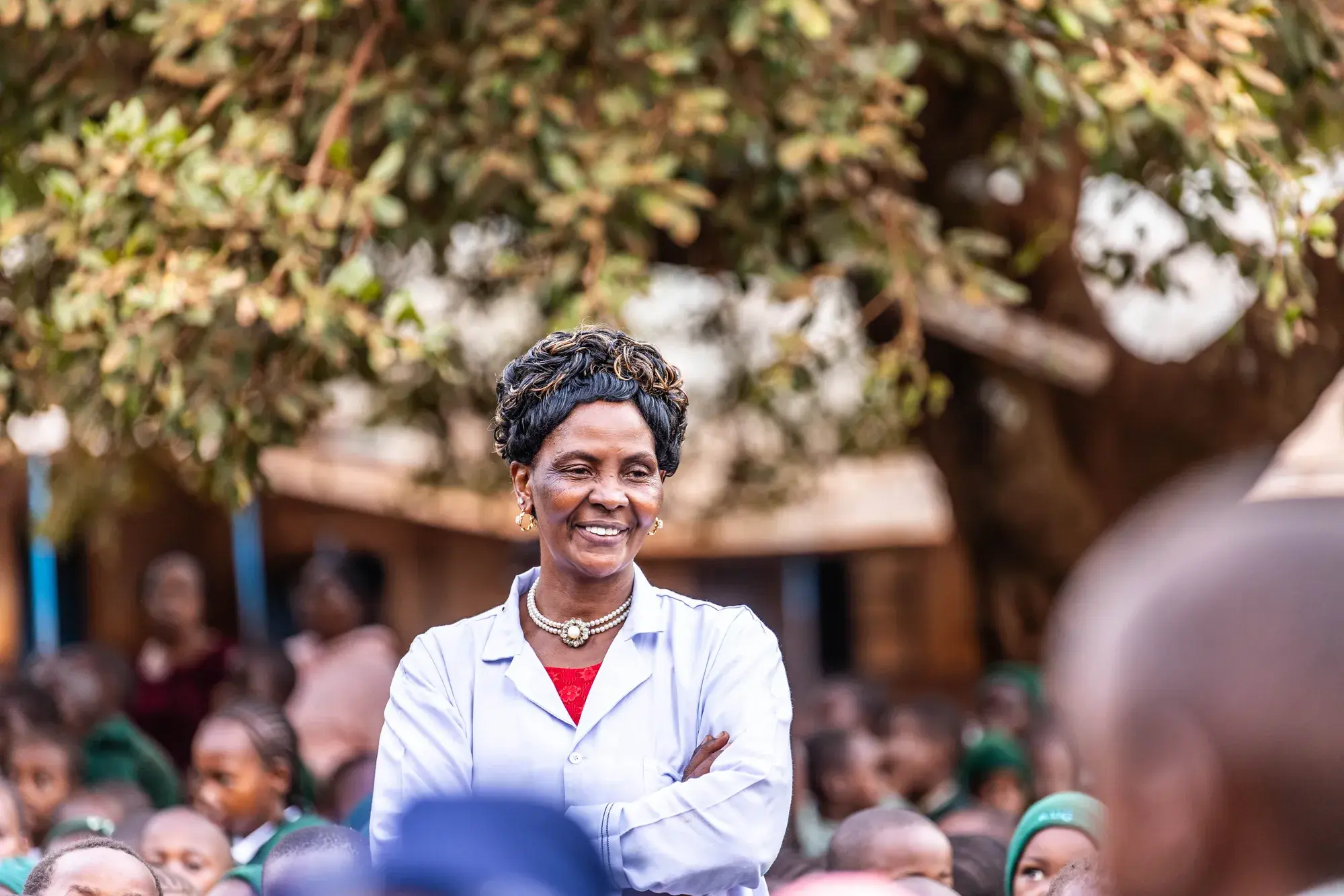 Children learning together in a classroom